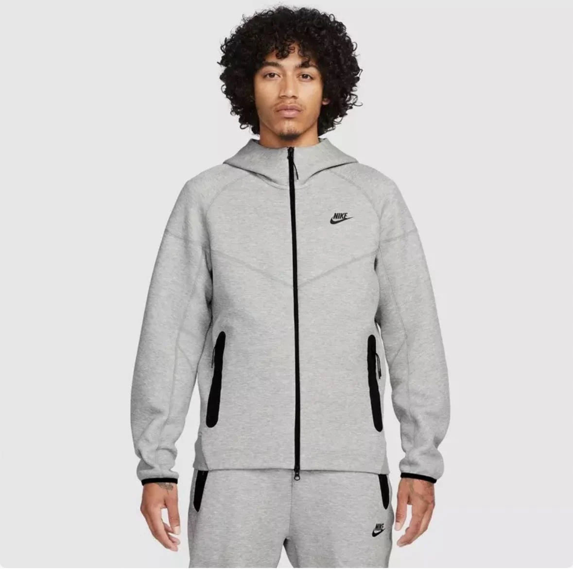 Veste Tech Fleece Gris